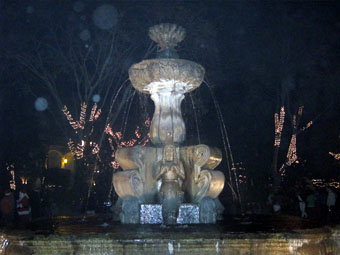 countdown for 2011 at Parque Central