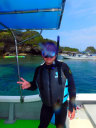 snorkelling in Okinawa Blue Cave