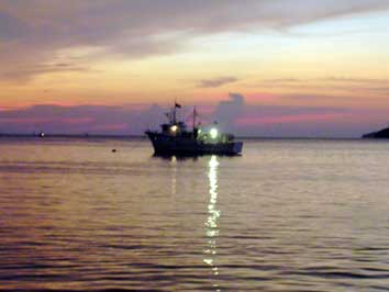 Kota Kinabalu in the twilight