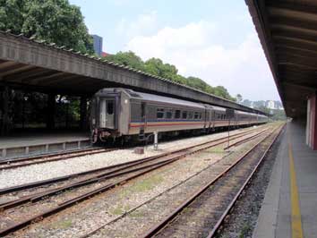 train at Singapore station
