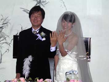 結婚披露パーティ